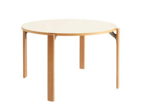 Jedálenský stôl Rey, ivory white/golden