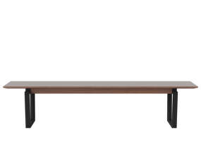 Lavica Nord 200 cm, black oak/oiled walnut