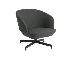 Kreslo Oslo swivel base, Twill Weave 990/black