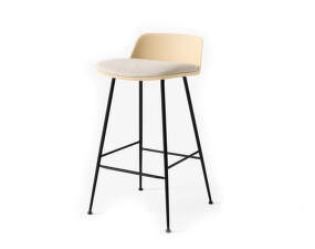 Barová stolička Rely HW82, black/beige sand/Linara 266