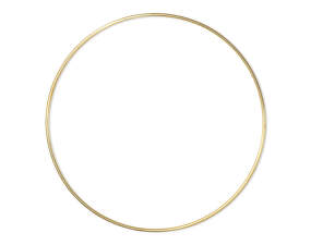 Dekoračný kruh Deco Frame Ring Large, brass