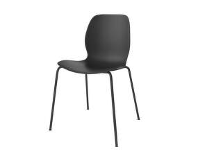 Jedálenská stolička Seed Metal, black / black