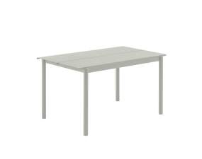 Stôl Linear Steel Table 140 cm, grey