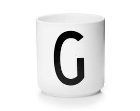 Hrnček s písmenom G, white
