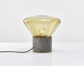 Stolová lampa Muffins WOOD 01 PC849, olive green / grey marble