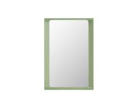 Zrkadlo Arced 80x55, light green