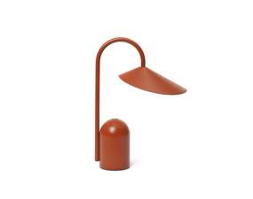 Prenosná lampa Arum, oxide red