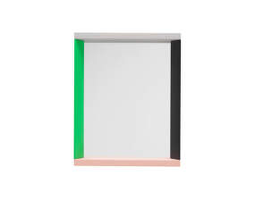 Zrkadlo Colour Frame Small, green/pink