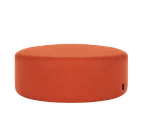 Pouf Folk Wide, terracotta wool