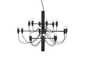 Luster 2097/18 Frosted Bulbs, matte black