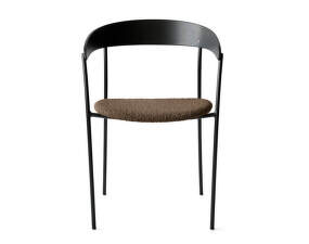 Stolička Missing Armchair, black lacquered ash/Barnum 10