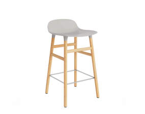 Barová stolička Form 65 cm, warm grey/oak