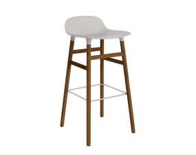 Barová stolička Form 75 cm, warm grey/walnut