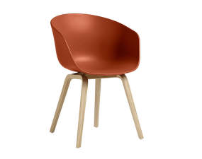 Stolička AAC 22 Lacquered Oak Veneer, orange