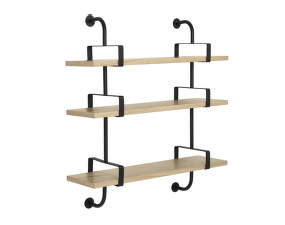 Polica Démon Shelf 2, 95cm, 3 shelves, oak