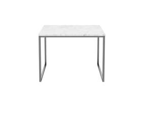 Konferenčný stolík Como 60x60 medium, white marble/steel