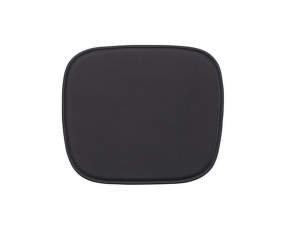 Podsedák Arm & Side Chair Fiber Seat Pad, black leather