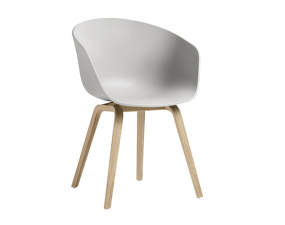 Stolička AAC 22 Matt Lacquered Oak Veneer, concrete grey