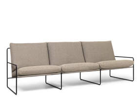 Outdoorová sofa Desert Dolce 3-seater, black/dark sand