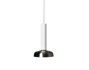 Závesná lampa Blend, traffic white/nickel