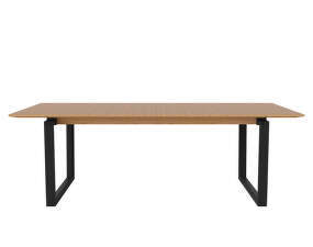 Jedálenský stôl Nord 220 cm, black oak/oiled oak