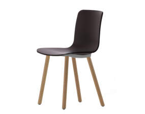 Ex-display stolička HAL Wood, natural oak base/chocolate