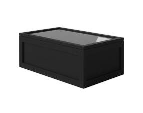 Drevený box Norie Storage, black painted oak