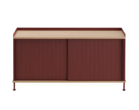 Komoda Enfold Sideboard 124x63, oak/deep red