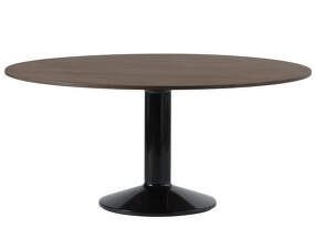 Stôl Midst Ø160, dark oak/black