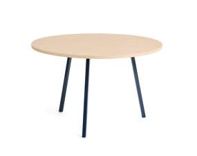 Jedálenský stôl Loop Stand Table Round Ø120, oak/deep blue