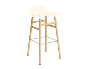 Barová stolička Form 75 cm, cream/oak