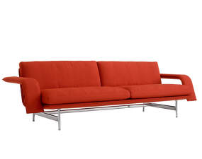 Trojmiestna pohovka Meantime AV31, Fiord 571/polished aluminium