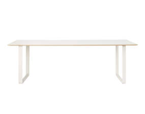 Stôl 70/70, biely 225 cm