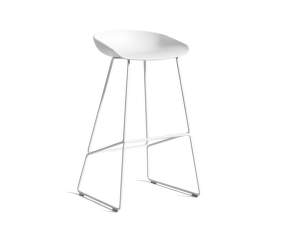 Barová stolička AAS 38 High Powder Coated Steel, white