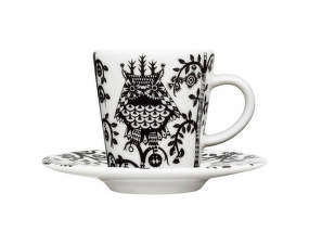 Šálka na espresso s podšálkou Taika, black