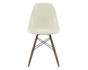 Stolička Eames Fiberglass DSW, parchment/dark maple