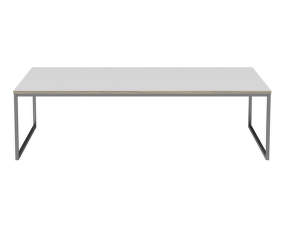 Konferenčný stolík Como 60x120 low, white laminate/steel