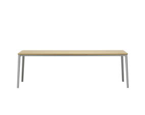 Jedálenský stôl Plate 100x240, natural oak table top/grey base
