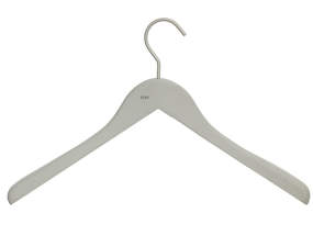 Ramienka Soft Coat Hanger Wide Grey, set 4ks