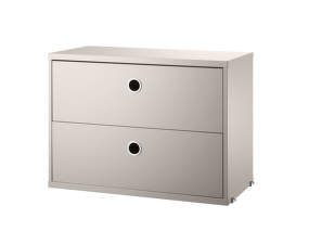 Komoda String Chest With Drawers 58 x 30, beige