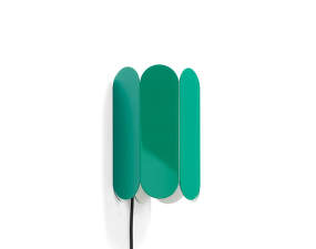 Nástenná lampa Arcs Wall Switch, sea green