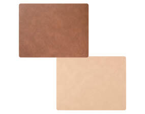 Obojstranné prestieranie Double Square,  brown / sand