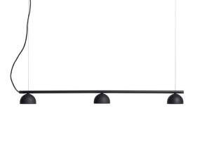 Závesná lampa Blush rail 3, matt black