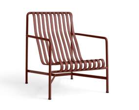 Kreslo Palissade Lounge Chair High, iron red