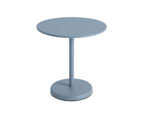 Stolík Linear Steel Café Table Ø70, pale blue