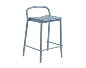 Stolička Linear Steel Counter Stool, pale blue