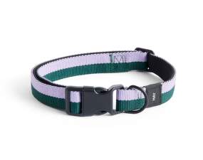 Obojok pre psa HAY Dogs Collar Flat M/L, lavender/green