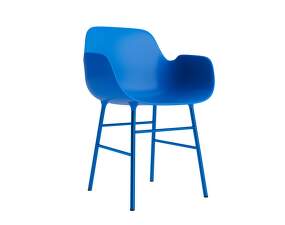 Stolička Form s podpierkami rúk, bright blue/bright blue