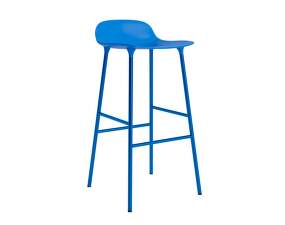 Barová stolička Form 75 cm, bright blue/bright blue