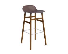 Barová stolička Form 75 cm, brown/walnut